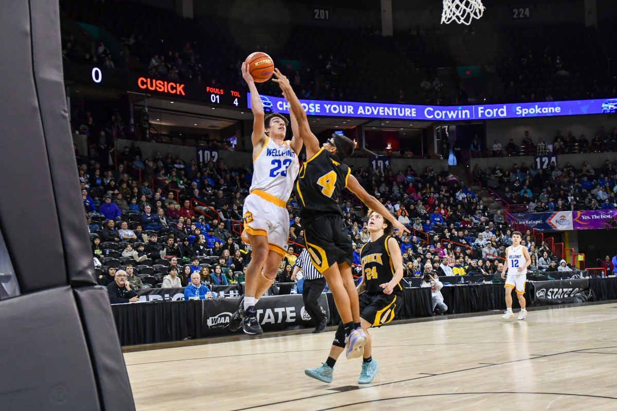 2022-2023 Washington high school boys basketball: Cusick vs. Wellpinit in Class 1A quarterfinals MAIN